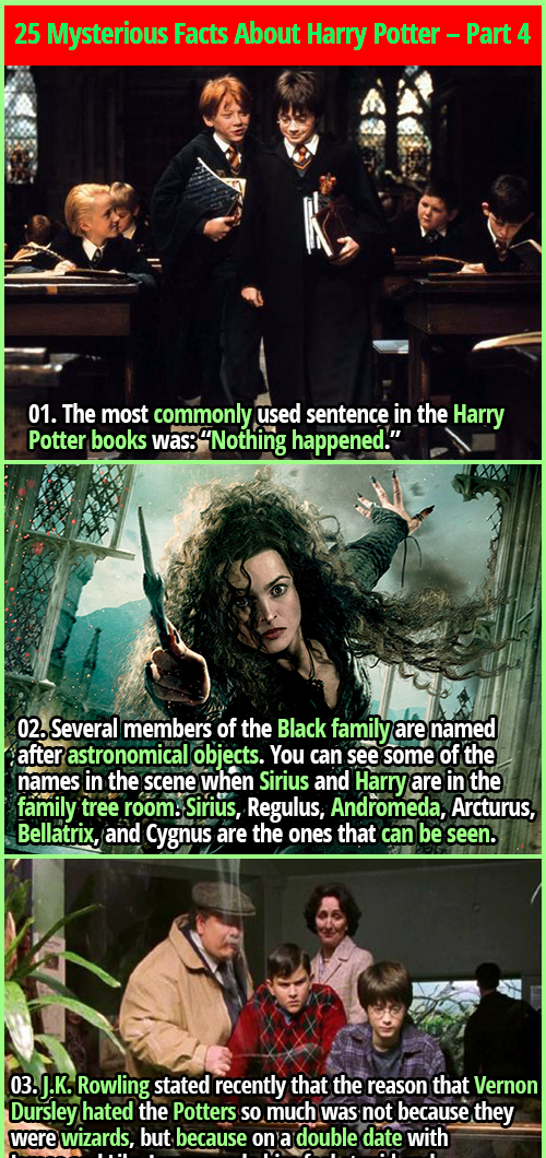 25 Magical Mysterious Facts About Harry Potter Part 4 Fact Republic