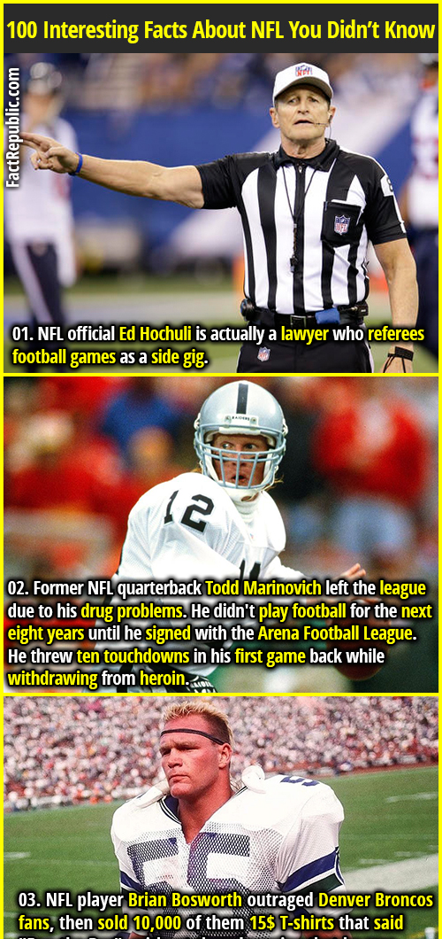 100 Interesting Facts About Nfl Fact Republic