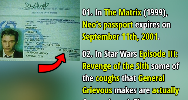 The Secrets Of Cinema 45 More Awesome Movie Details You Probably Missed Part 4 Fact Republic 2383